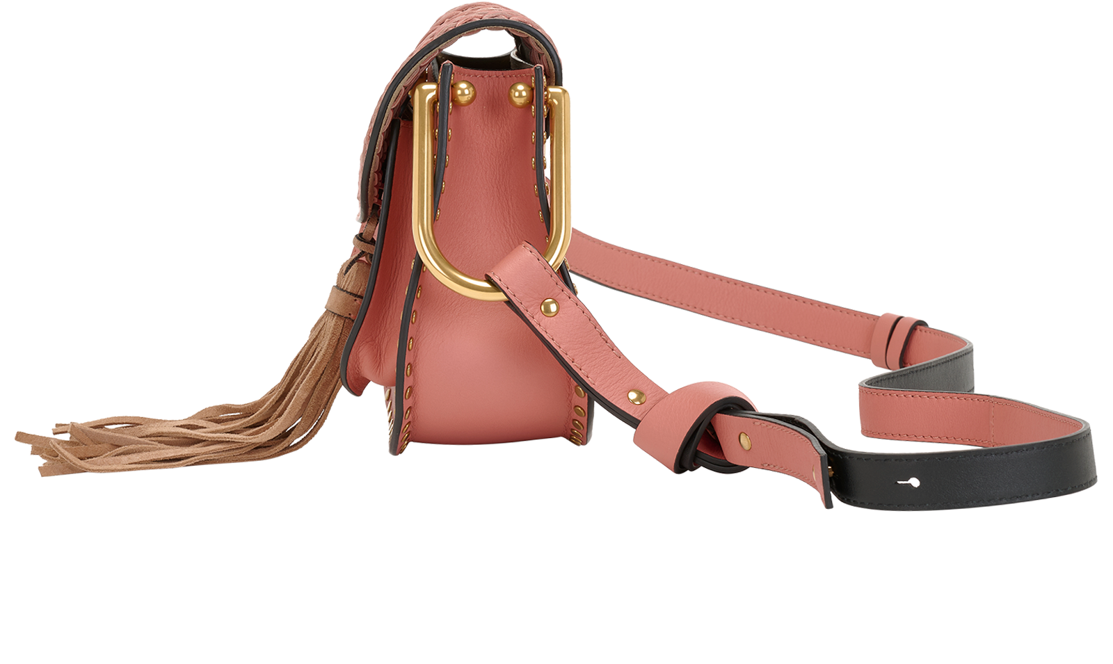 Mini Hudson, &pound;395, Handbags, Pink, Leather, Bottom view